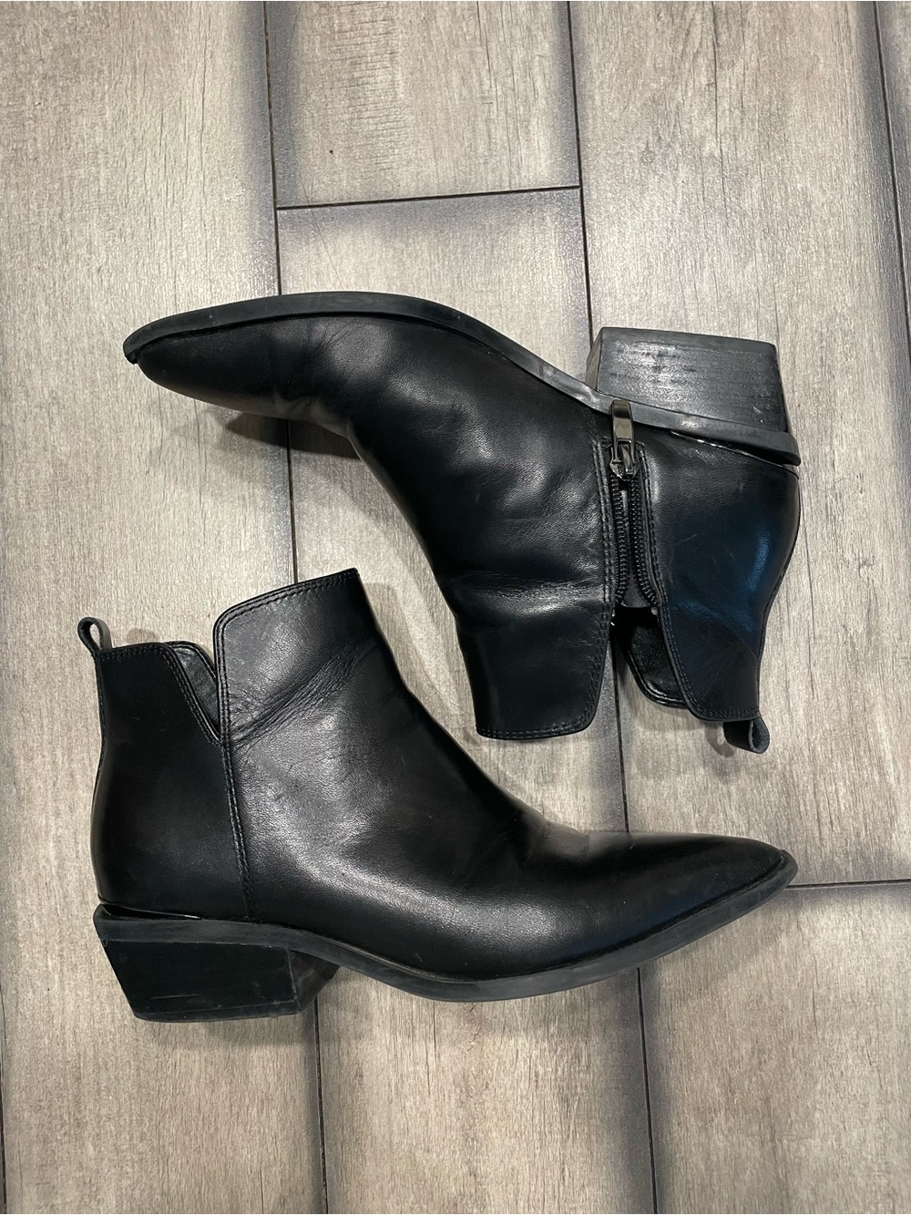 Nine West Women’s Leather Ankle Boots